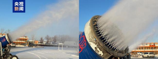 用雪超3000m³ 哈尔滨大雪人开工了